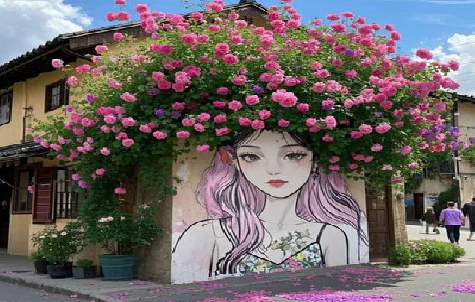 宜川怎么设计网红打卡墙绘