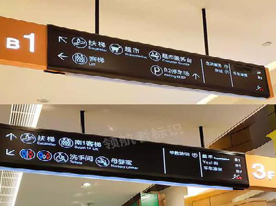 宜川如何通过商场标识牌引导客流分布？