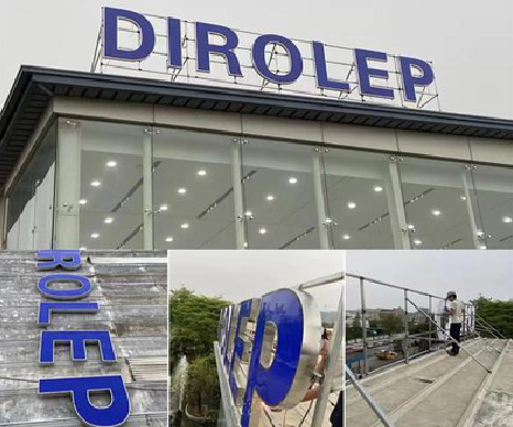 宜川楼顶发光字安装的注意事项。